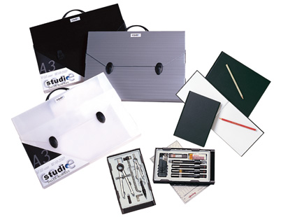 Student Supplies - Studio Folder, Notepads, Technical Pens
